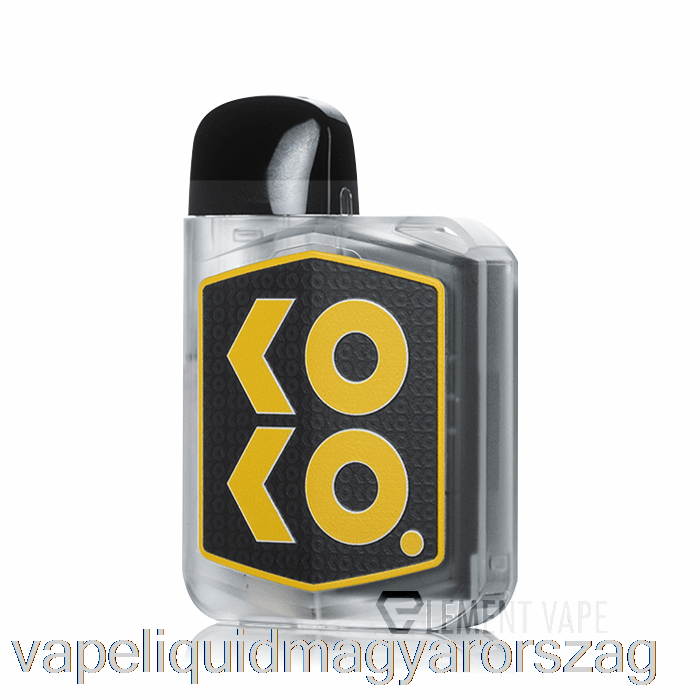 Uwell Caliburn Koko Prime 15w-os Pod Rendszer áttetsző Fekete és Arany Vape Folyadék